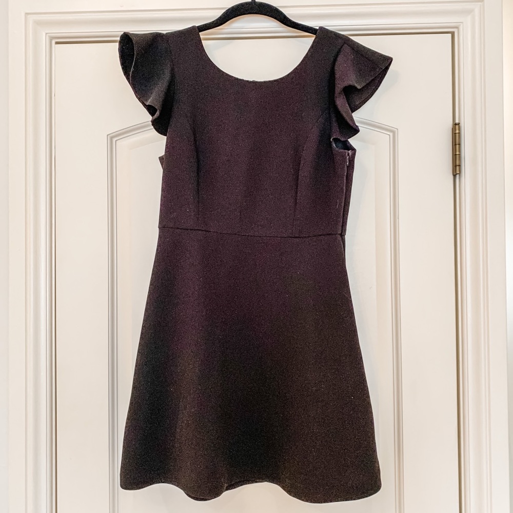 Black mini dress